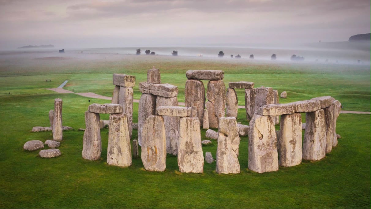 Stonehenge — ancient sacred geometry alignment in stone